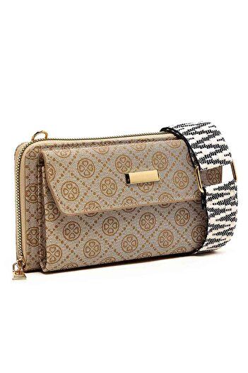 R&B Patterned Wallet with Sling