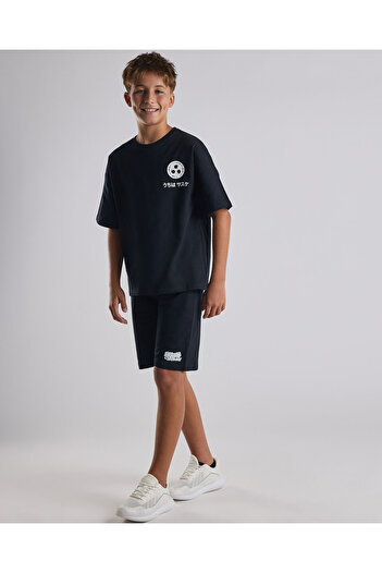 R&B Printed T-Shirt and Shorts Set