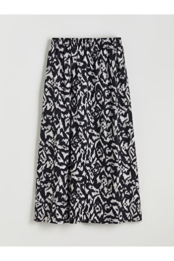 LC Waikiki Quality Parts from Celebi Store |   Patterned A-Line Skirt with Elastic Waist