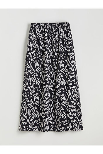 LC Waikiki Quality Parts from Celebi Store |   Patterned A-Line Skirt with Elastic Waist