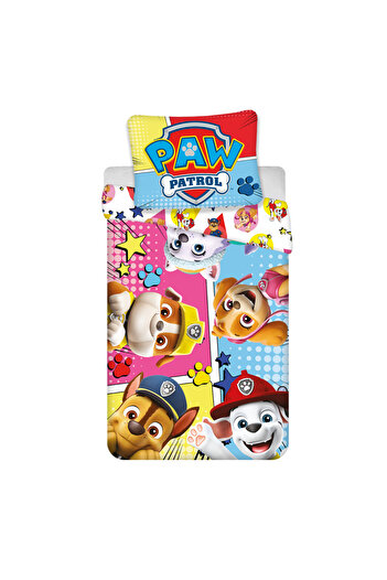 PAW PATROL Comic bedding set 140×200cm, 70×90 cm