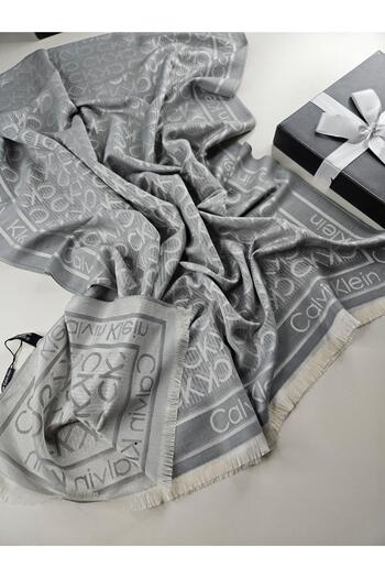 Webinay Home Double-Sided Ck Theme Thin Fabric Cashmere Silk Shawl Silk Scarf Hijab
