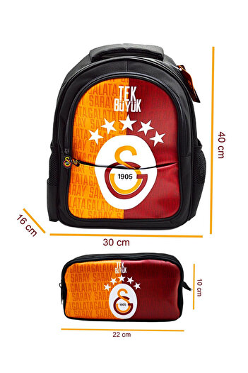 Next Plus Fan Licensed Gs 5 Star Faux Leather Backpack+Pencil Case Back to School