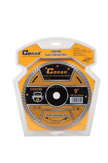 CONAN Turbo Diamond Stone Cutting Disc 9 Inch - Model COD709