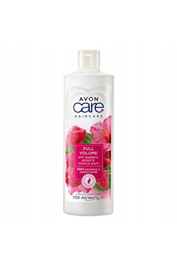 AVON Șampon și balsam 2 în 1 cu extract de zmeură, volum, 700 ml