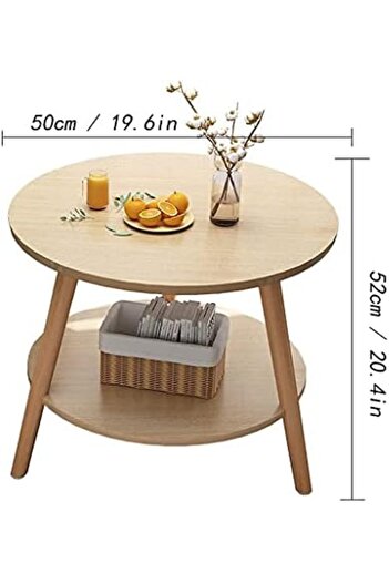 Türkiye Coffee Table Modern Home Small Tea Table Simple Living Room Bedroom Sofa Small Side Table Double Sto