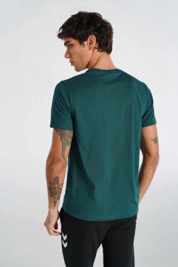 hummel Ανδρικό μπλουζάκι JUNGLE T-SHIRT S/S 912122-9815DARK SEA