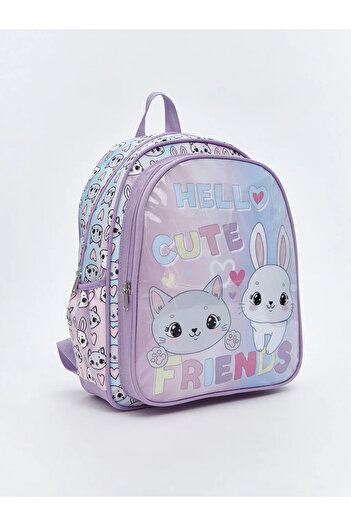 LC Waikiki Lcw Accessories Lilac Printed Girl's School Bag