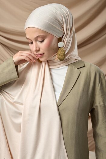 Silk Home Premium Combed Cotton Shawl 65002-12 Light Beige