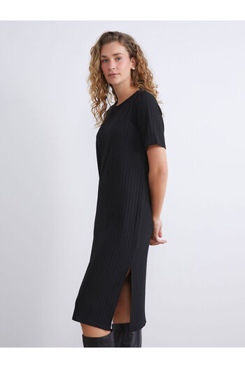 LC Waikiki Create Your Style from Uzg Store |   Crew Neck Textured Dress