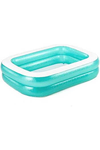 BESTWAY POOL BLUE RECTANGULAR 201X150X51