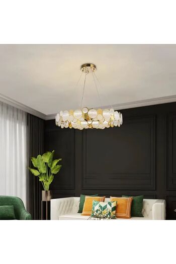 Nerfa ✨ Luxurious gold pendant chandelier - a touch of elegance that adds a royal touch to your home