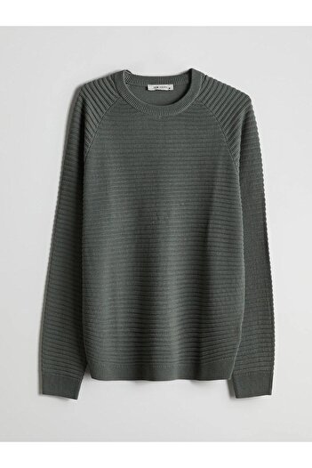 LC Waikiki Ανδρικό πλεκτό πουλόβερ LCW Crew Neck (W5)
