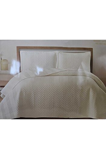AKSU HALI Modeern Velour Lux Mattress Topper Merinos Golden Home 200X 240 50X70 2 Pillows