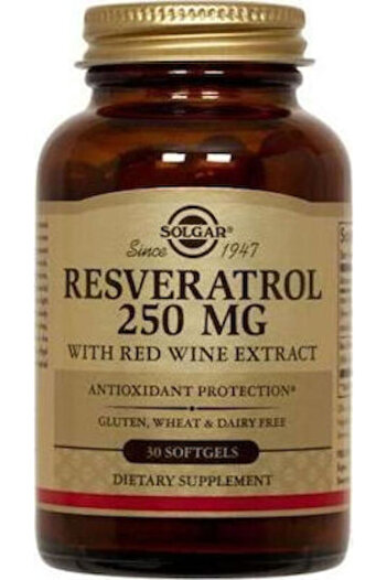 Solgar Resveratrol 250 mg 30 kapslí