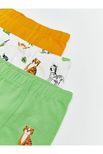 LC Waikiki LCW Kids YENİ SEZON Baskılı Penye Erkek Çocuk Boxer 3'lü