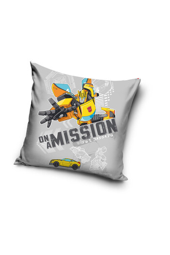 transformers Mission velvet cushion cover 40x40 cm