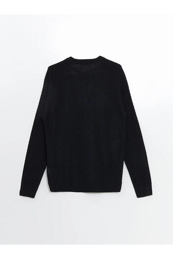 LC Waikiki Ανδρικό πλεκτό πουλόβερ LCW Crew Neck (W5)