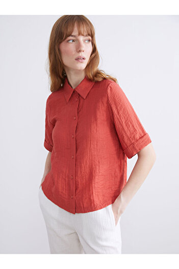 LC Waikiki Sparkling Selections from Shining Store |   Textured Women's Shirt