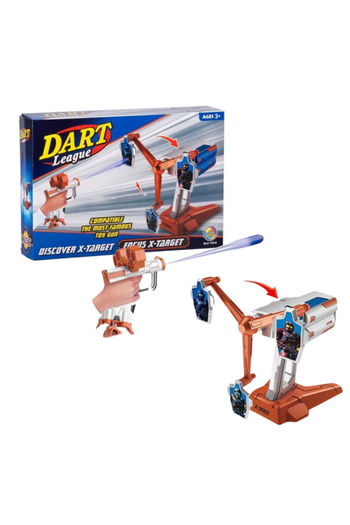 Toybox Soft Bullet Foam Dart Windmill Rotation Toy, Target Code Shooting Range with Blaster Playset