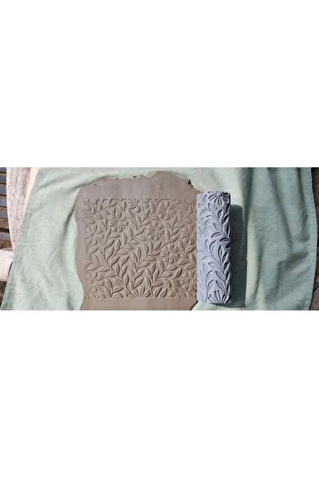 CosmosCraft Flower, Branch and Leaf Pattern, Dough and Clay Sculpting, Plastic, 12 cm