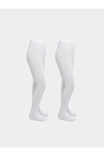 LC Waikiki New Season Basic Girls Pantyhose 2-Piece