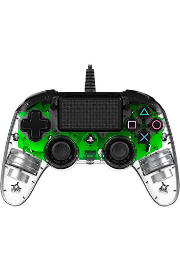 Nacon Wired Compact Controller for PS4 – Clear Green