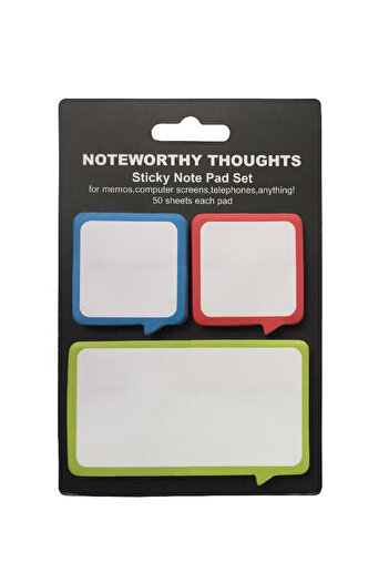 Roco Trendy Self-Stick Notes Plain – Square & Rectangle, 150 Sheets