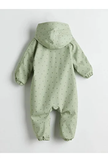 LC Waikiki Lcw Hooded Printed Baby Girl Astronaut Coat (W5)
