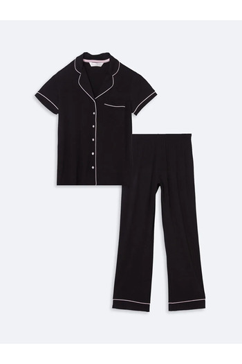LC Waikiki Lcw dreamsiyah shirt collar women's pajama set