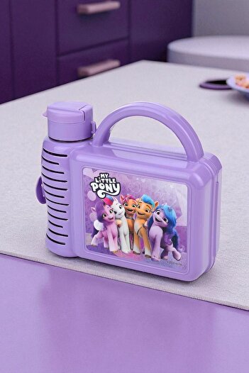 NY HOME My Little Pony Feeding Container with Water Bottle