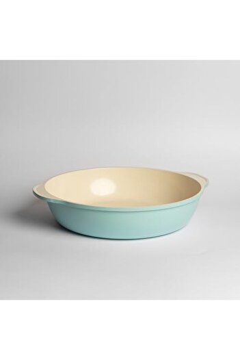 mastergold Round Baking Tray with Non-Stick Ceramic Coating and Side Handles by