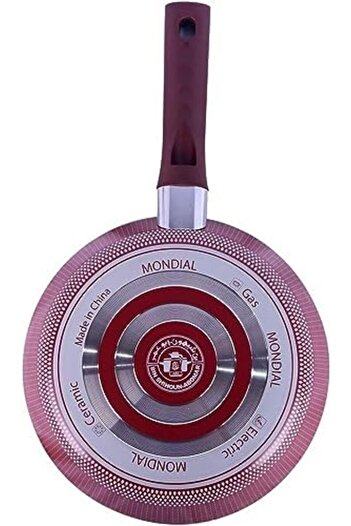 cc bin shihon Non-Stick Frying Pan 30 cm with Stainless Steel Lid | High-Quality Materials | Flat Base for Inducti