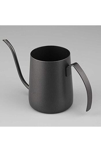 cc bin shihon MN Stainless Steel Coffee Pouring Kettle with Long Neck and Elegant Handle, 600 ml