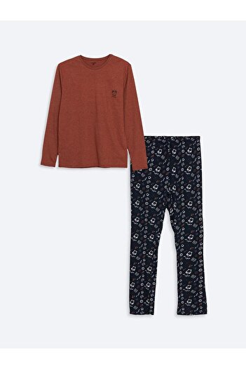 LC Waikiki Lc Standard Mold Men's Pajama Set (W5)