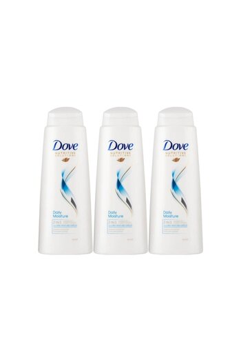 Dove Set 3 x shampoo 400ml 2in1 daily moisture