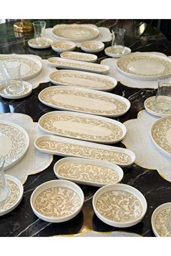 Onedekor 29 Piece Porcelain Breakfast Set Beria