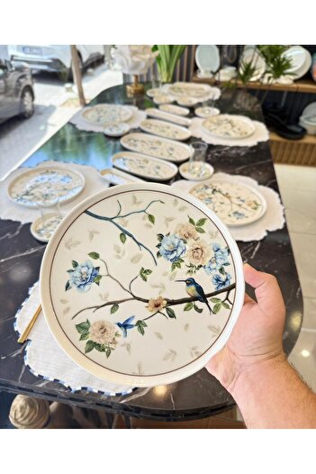 Onedekor 29 Piece Porcelain Breakfast Set Fly