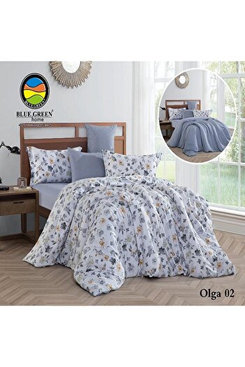 PROMISE Olga King Size Double-Sided Cotton Comforter 6 Pieces