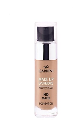 Yüsra Shop Gabrini Matte Super Foundation Professional Hd Matte Porcelain Foundation No:2 Foundation