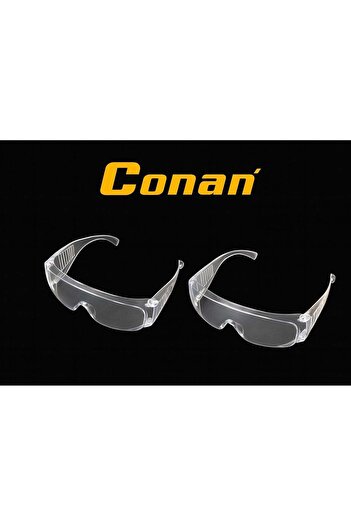 CONAN Safety Goggles – Transparent Protective Glasses (2 Pieces)