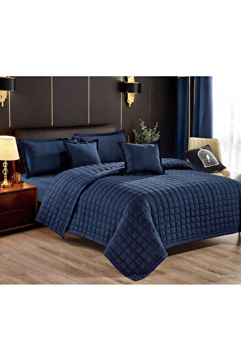 SNOOZYL Summer Plain Design Double Bedspread for Hotel Sleep Made of Microfiber 240*260cm