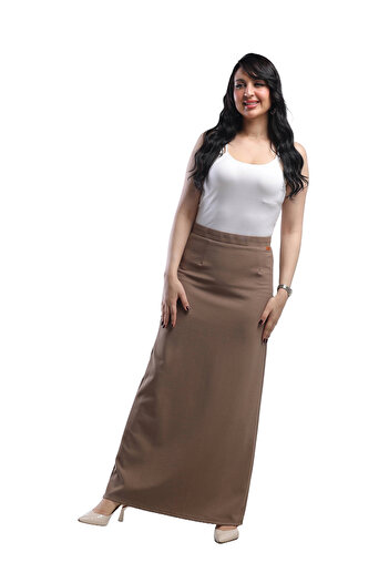 SUGA Tala's summer maxi jeans skirt