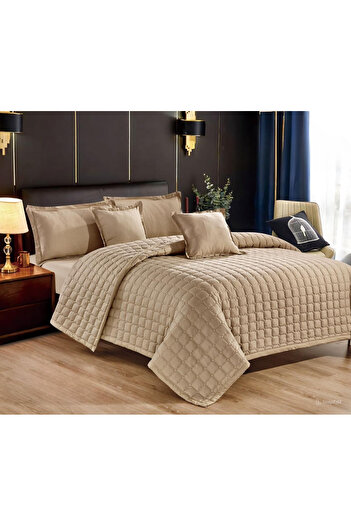 SNOOZYL Summer Plain Design Double Bedspread for Hotel Sleep Made of Microfiber 240*260cm