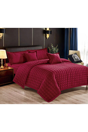 SNOOZYL Summer Plain Design Double Bedspread for Hotel Sleep Made of Microfiber 240*260cm