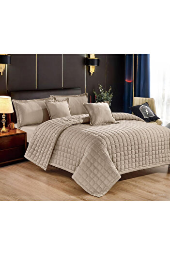 SNOOZYL Summer Plain Design Double Bedspread for Hotel Sleep Made of Microfiber 240*260cm