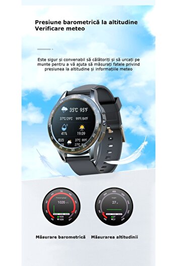 GBV LOGIC Smartwatch X300 Plus, 16GB, AMOLED, 3MP Camera, Android, Blood Oxygen, Atmospheric Pressure, Blood Pressure Monitor