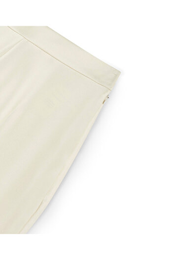 Machka Saten düşes straight fit pantolon