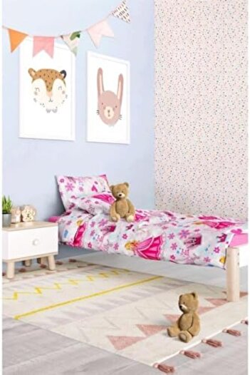 STOREMAX Polysight Princess Teenage Duvet Cover Set 160 * 220- Pink Trendzap 467437
