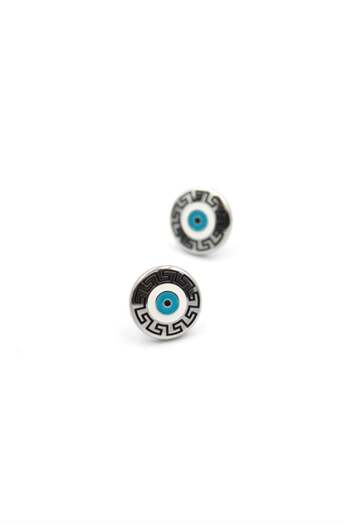 Royaleks Evil Eye Earring - Silver